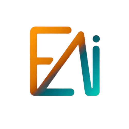 Ethos A.I logo — the letters E, A and i combined in an orange-to-teal gradient