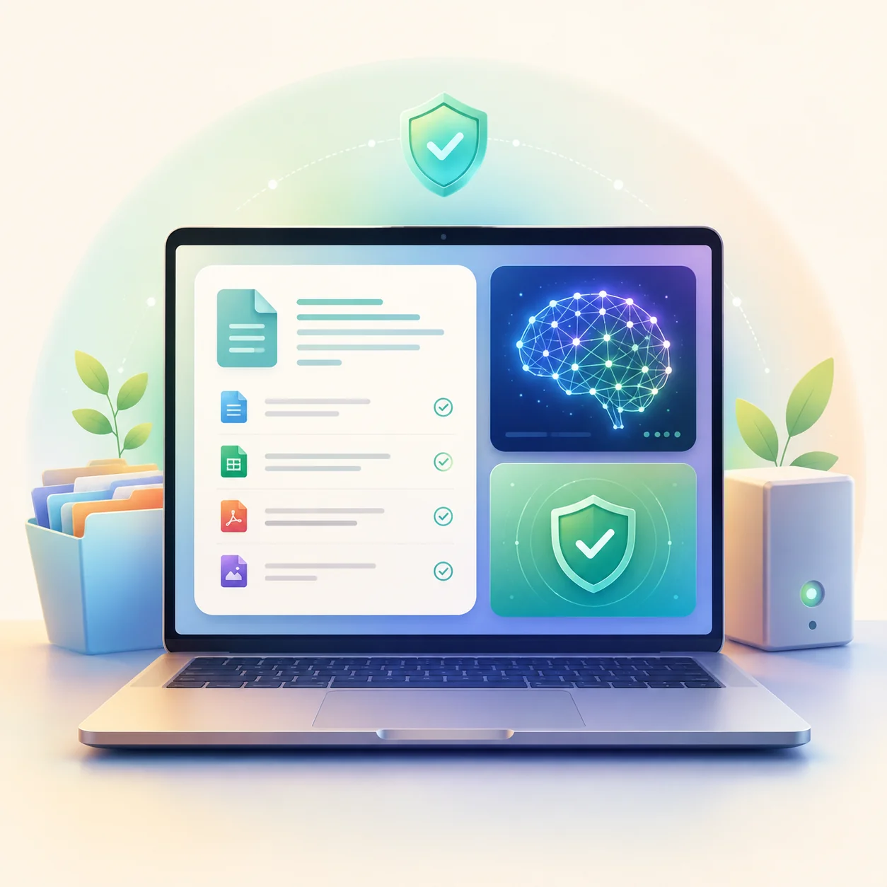 Illustration: Ethos A.I running on supported local hardware